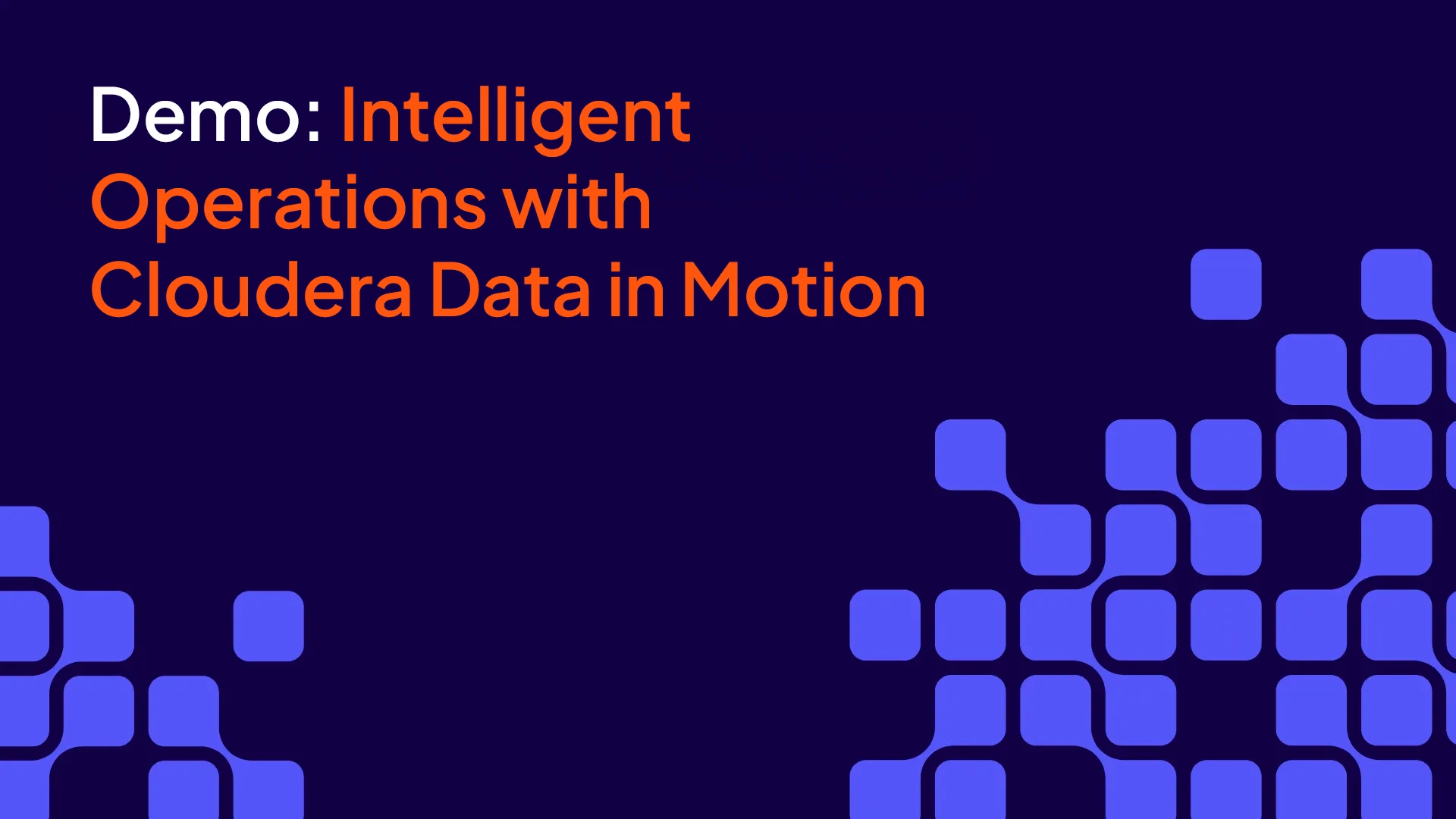 Intelligent operations demo video thumbnail